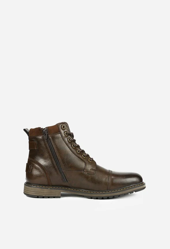 Men's Fur-Lined Oxford Dress Boot - Image 2