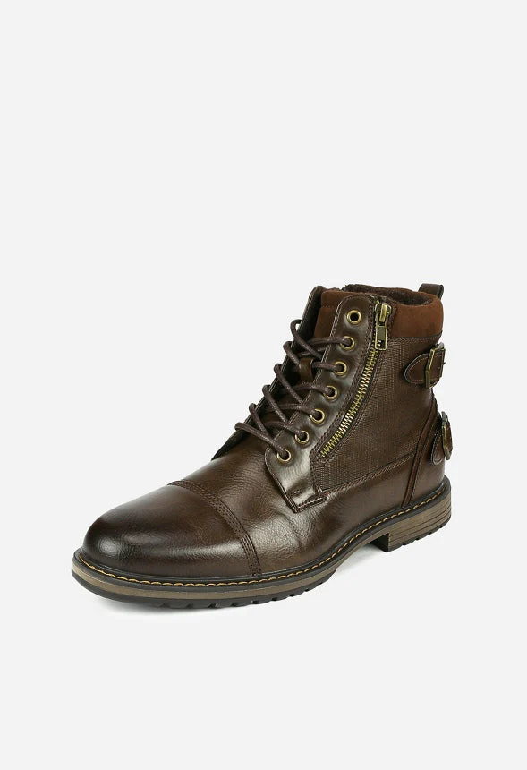 Men's Fur-Lined Oxford Dress Boot - Image 6