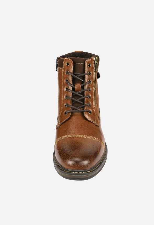 Men's Fur-Lined Oxford Dress Boot - Image 3