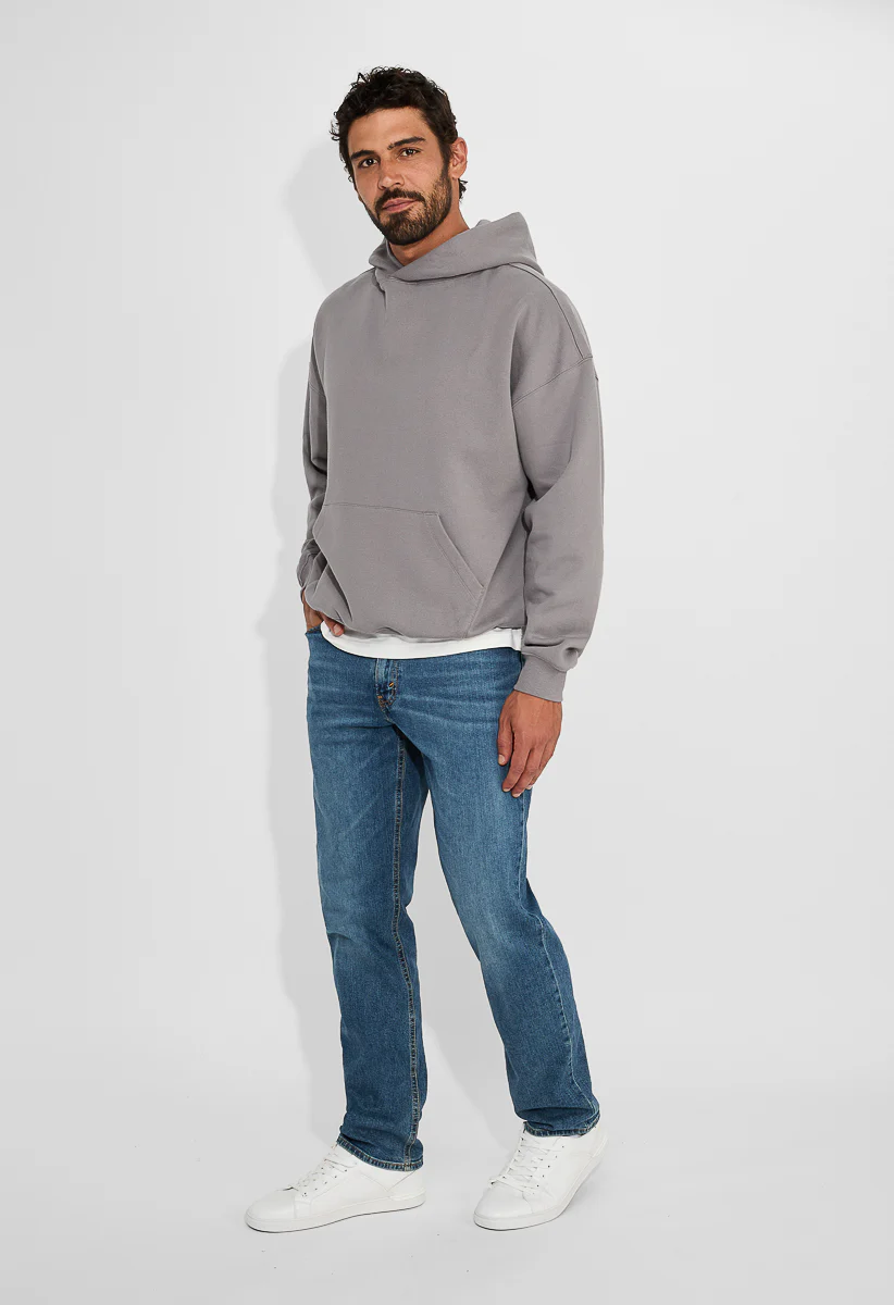 Men’s Heavyweight Cotton Terry Pullover Hoodie - Image 2