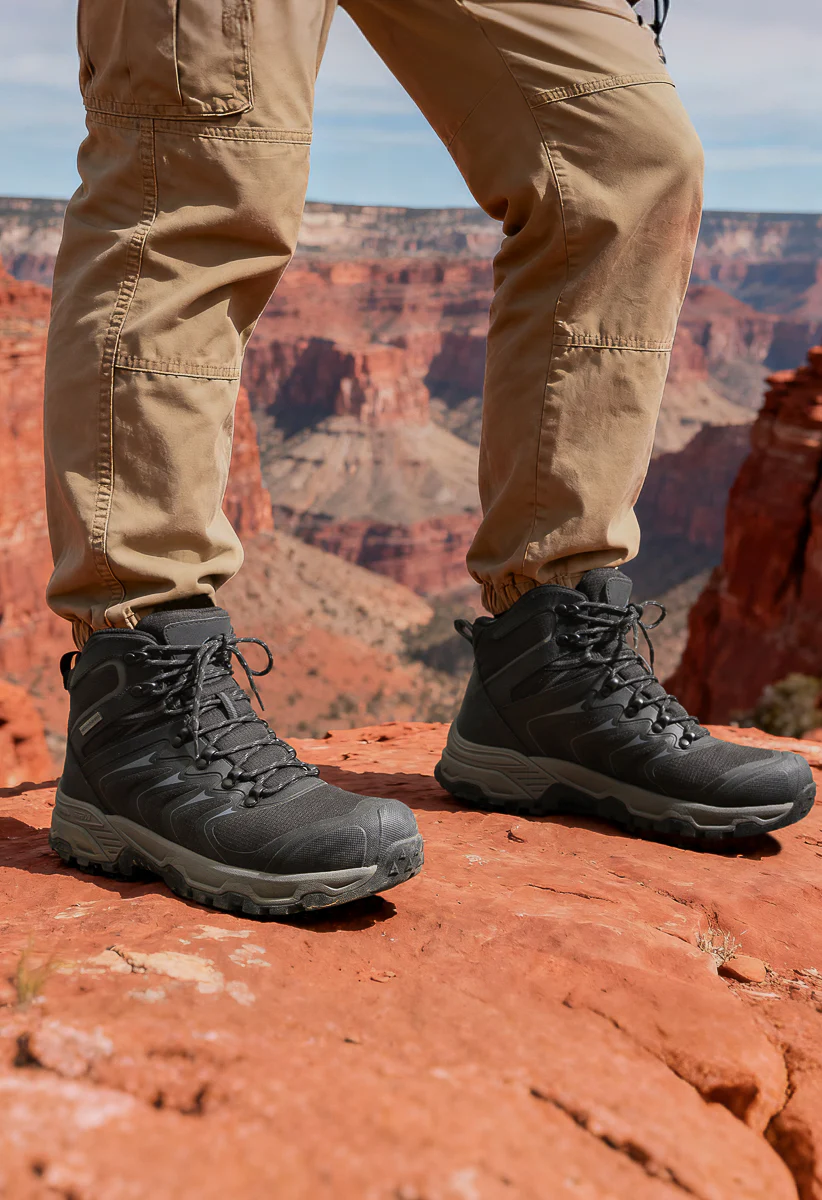 Men's High Top Waterproof Hiking Boots - Image 6