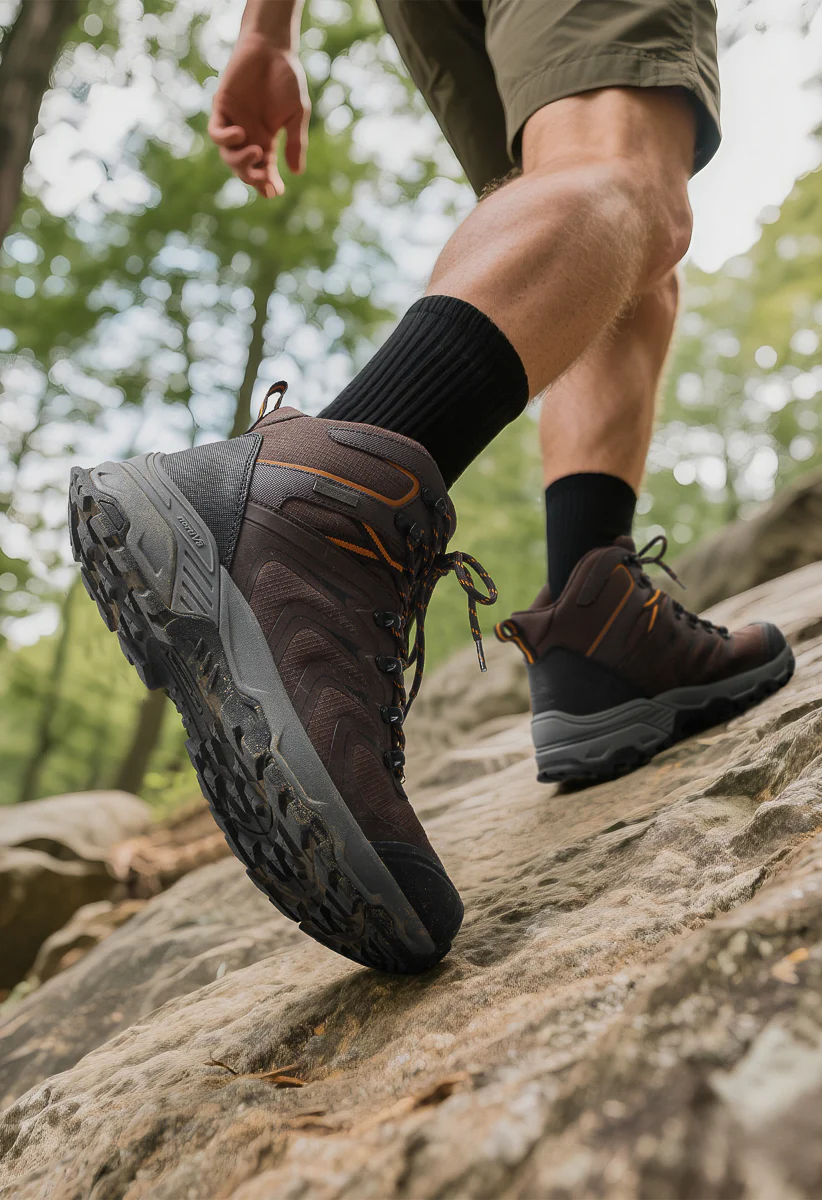 Men's High Top Waterproof Hiking Boots - Image 2