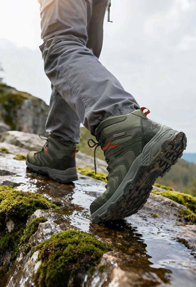 Men's High Top Waterproof Hiking Boots - Image 5