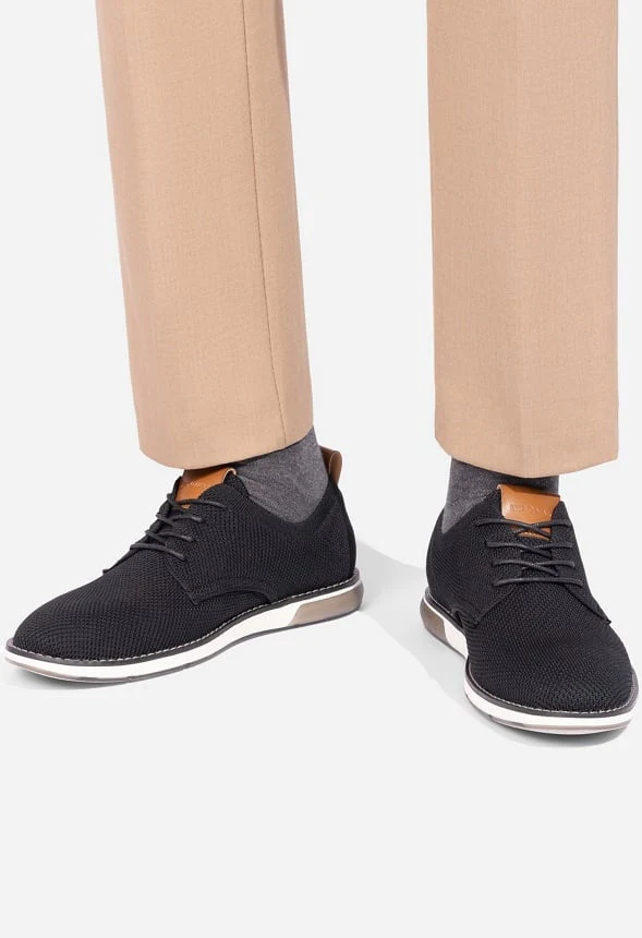 Men's Knitted Oxford Casual Dress Shoe - Image 2