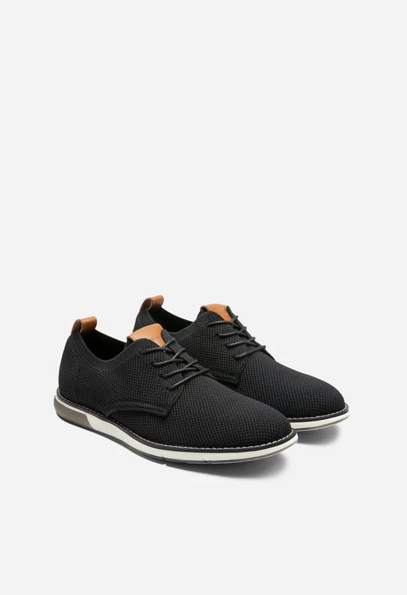 Men's Knitted Oxford Casual Dress Shoe - Image 4