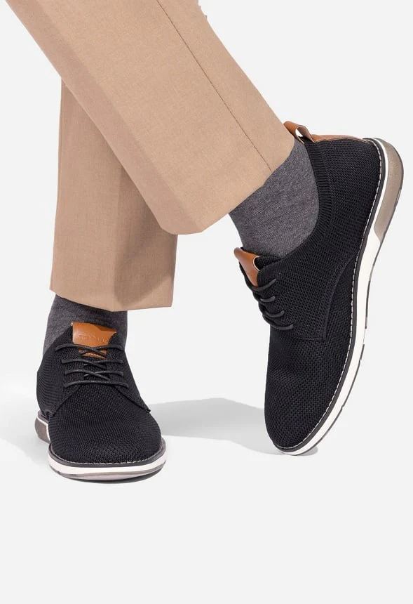 Men's Knitted Oxford Casual Dress Shoe - Image 7