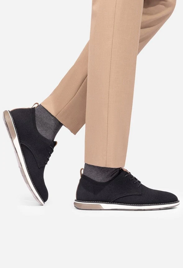 Men's Knitted Oxford Casual Dress Shoe - Image 8