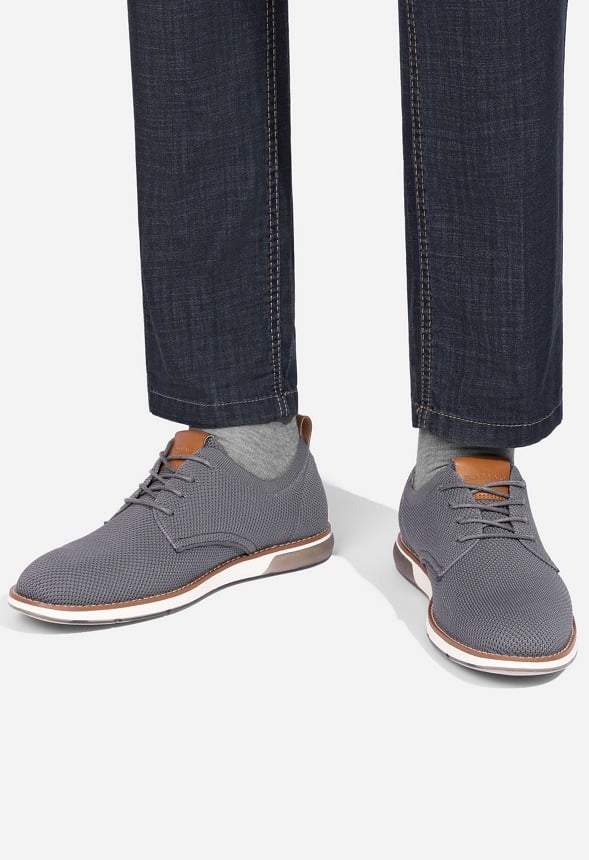 Men's Knitted Oxford Casual Dress Shoe - Image 3