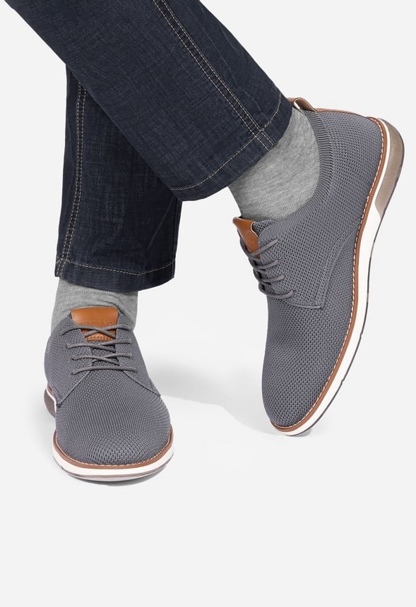 Men's Knitted Oxford Casual Dress Shoe - Image 7