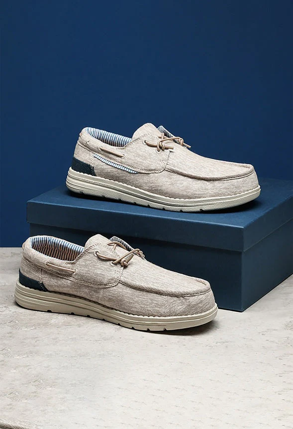 Men's Slip On Canvas Loafer - Image 7