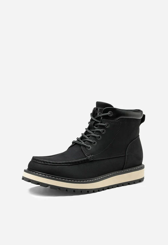 Men's Leather Fashion Boot - Image 9