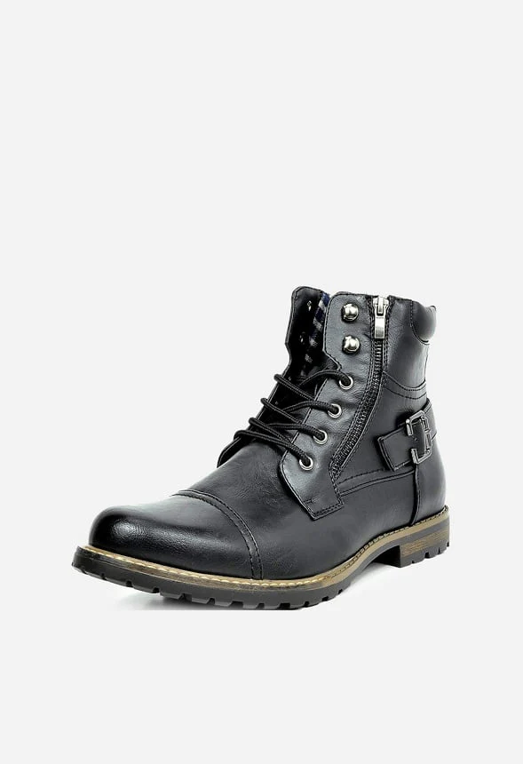 Men's Motorcycle Combat Boot - Image 2