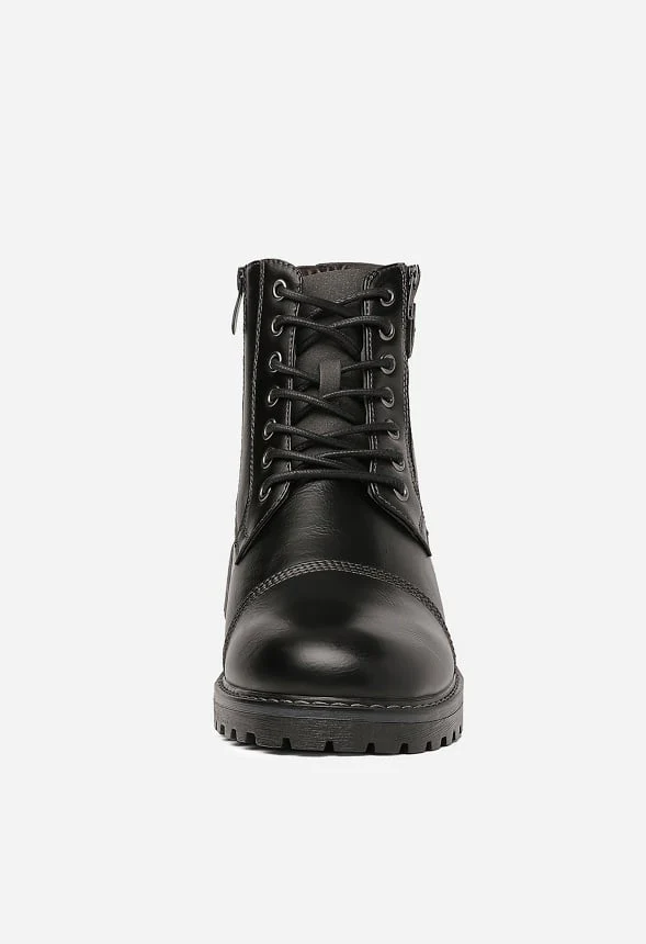 Men's Motorcycle-Styled Oxford Boot - Image 3