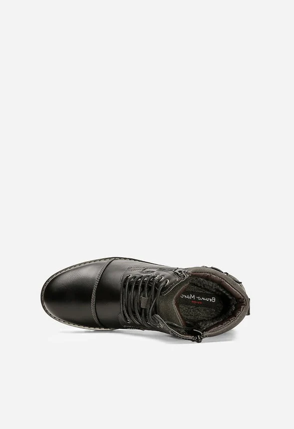 Men's Motorcycle-Styled Oxford Boot - Image 4