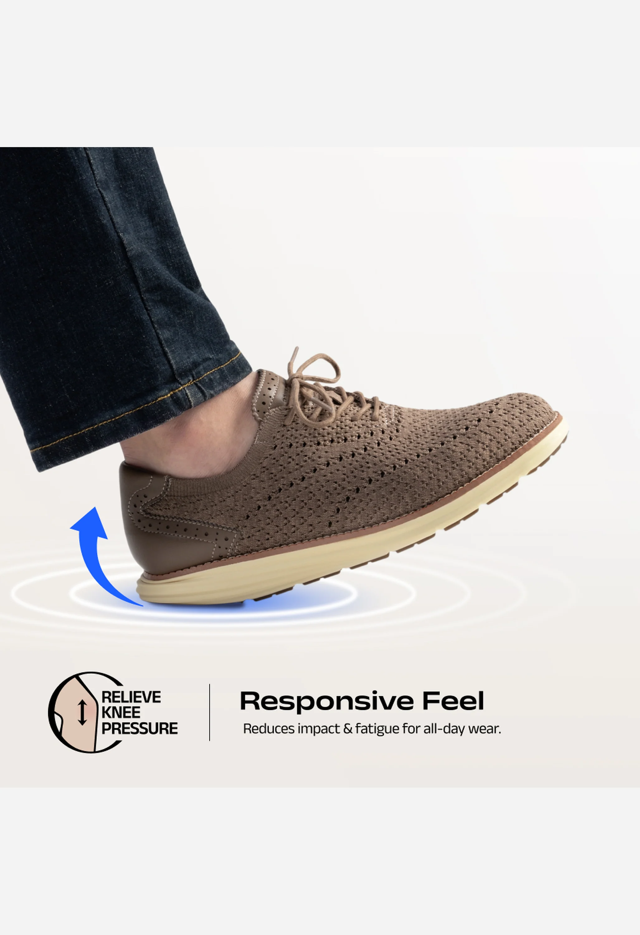Men's Oxfords Classic Comfort Mesh Sneakers - Image 6