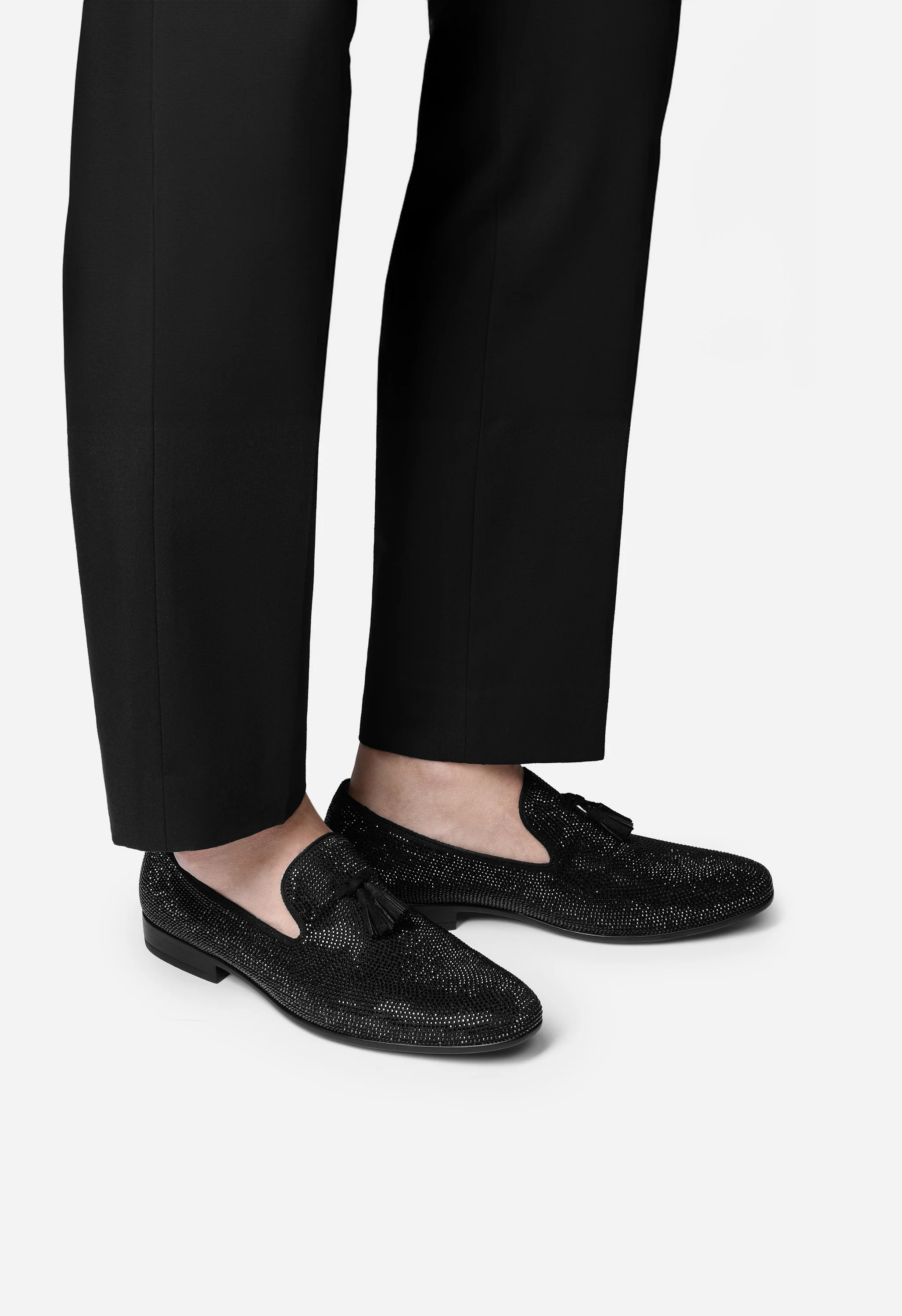 Men's Rhinestone Evening Slip-Ons - Image 2