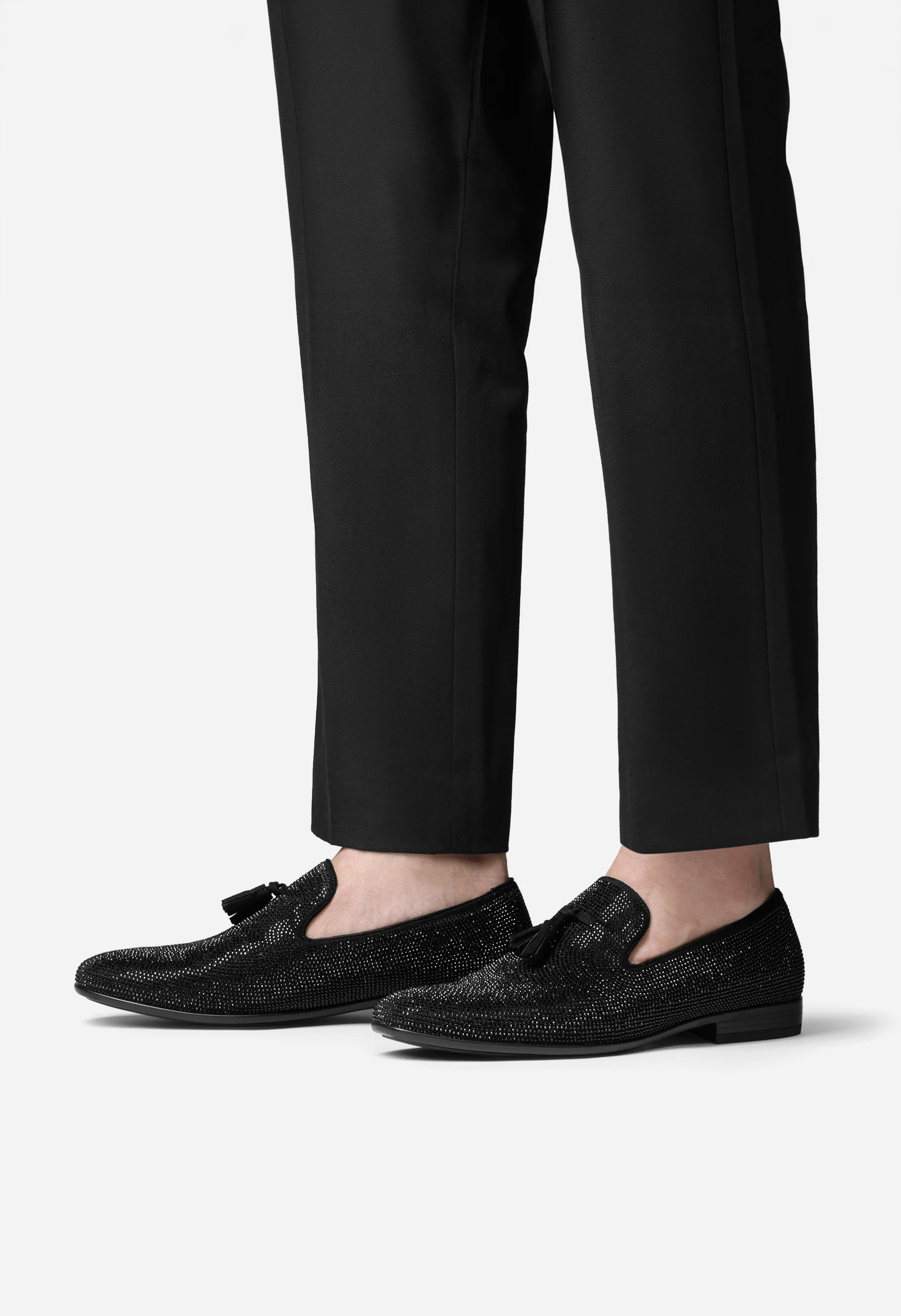 Men's Rhinestone Evening Slip-Ons - Image 6