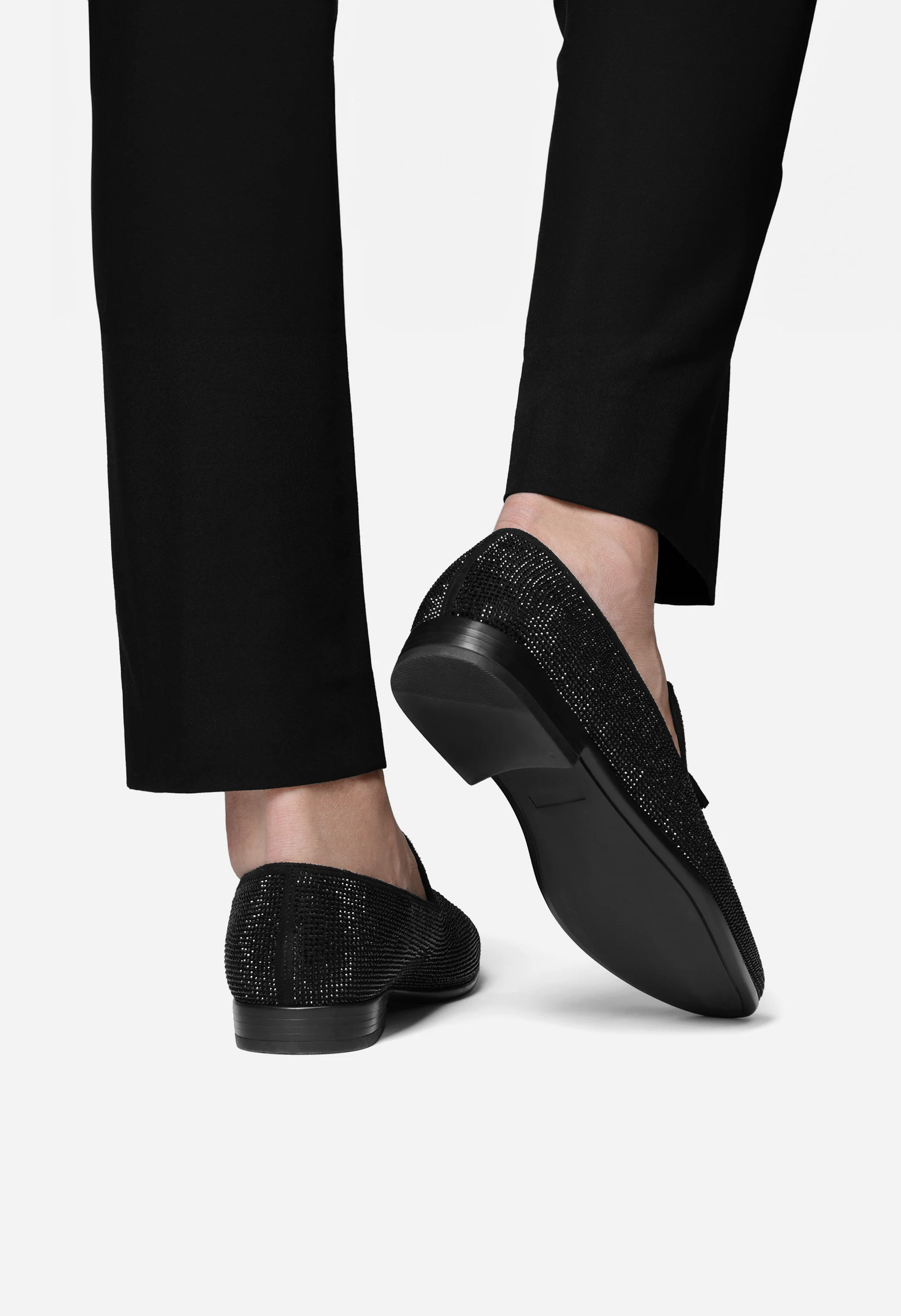 Men's Rhinestone Evening Slip-Ons - Image 7