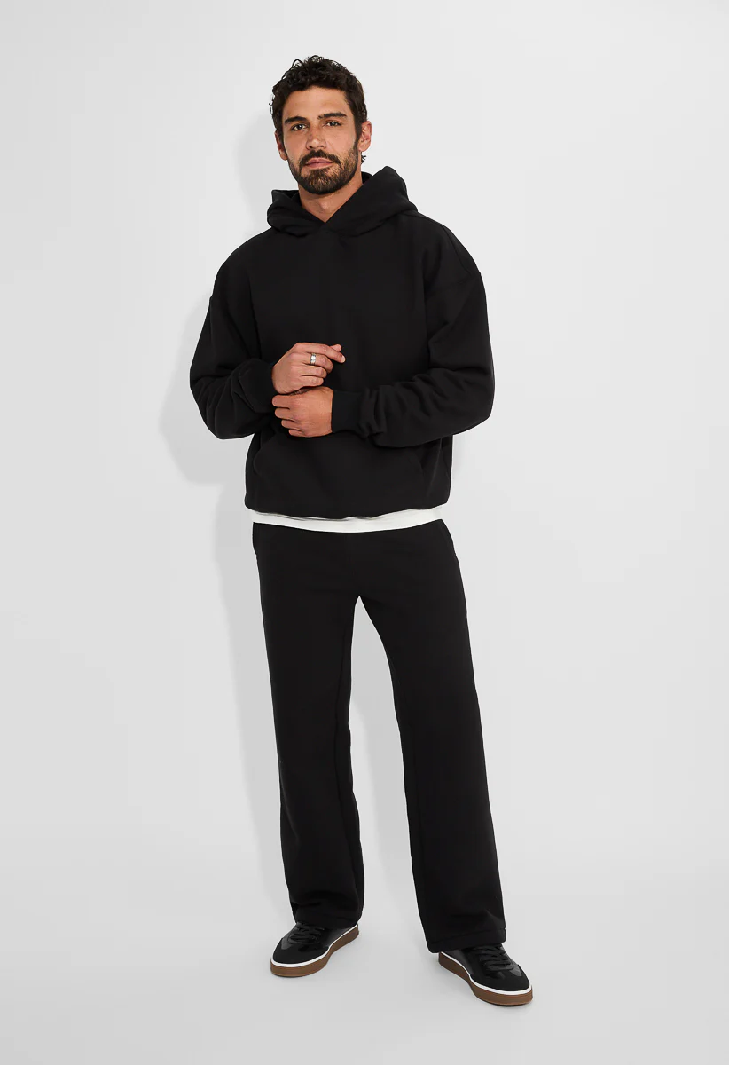 Men’s Straight Warm Fleece Casual Sweatpants - Image 2