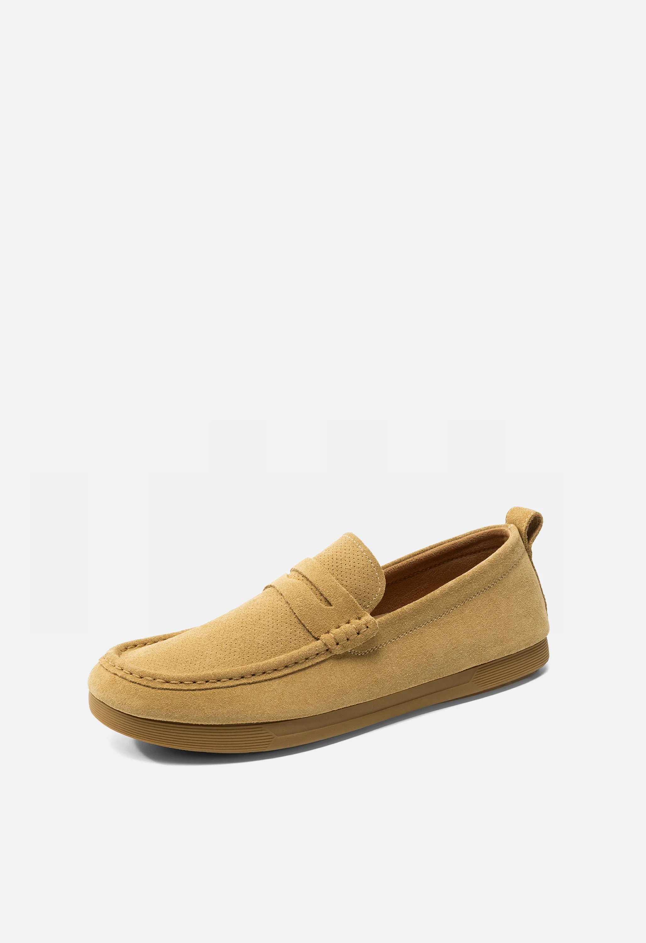 Men's Suede Foldable Slip-On Loafers - Image 3
