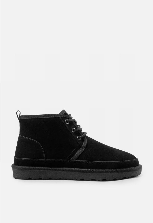Men's Suede Fur Snow Boots - Image 3