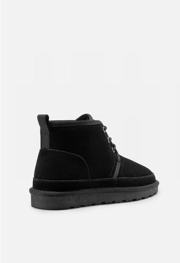 Men's Suede Fur Snow Boots - Image 4