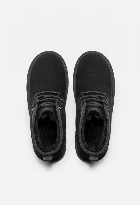 Men's Suede Fur Snow Boots - Image 5