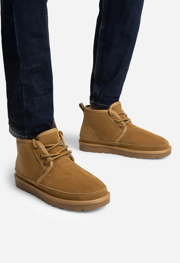 Men's Suede Fur Snow Boots - Image 2