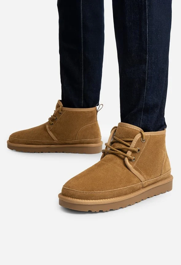 Men's Suede Fur Snow Boots - Image 7