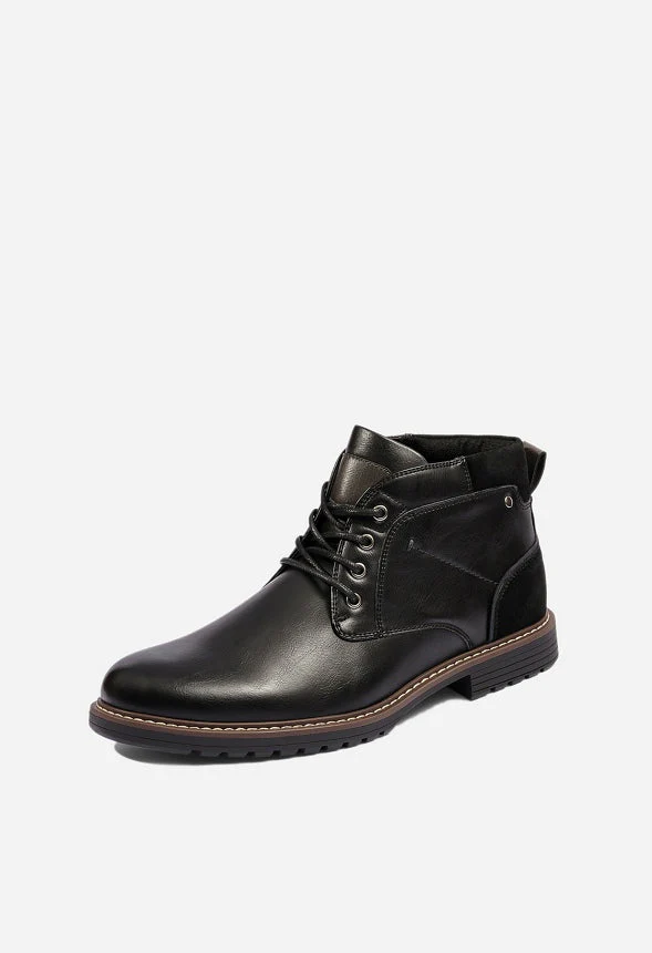 Men's Synthetic Leather Chukka Dress Boot - Image 4