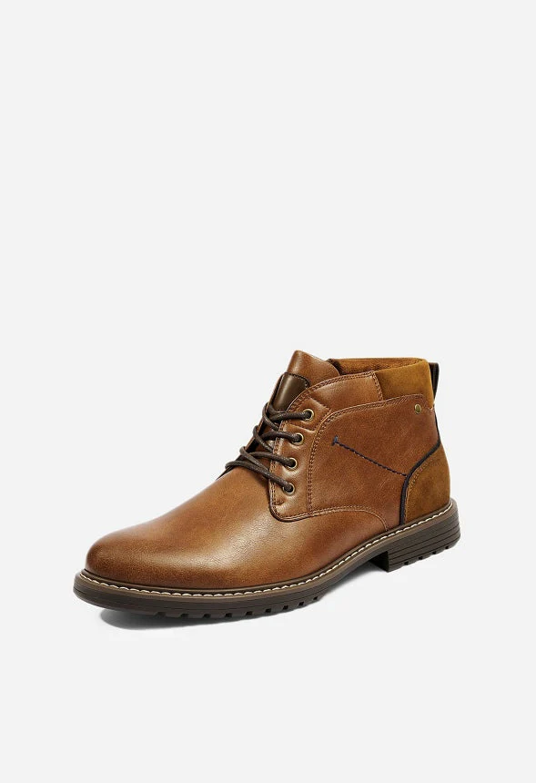 Men's Synthetic Leather Chukka Dress Boot - Image 3
