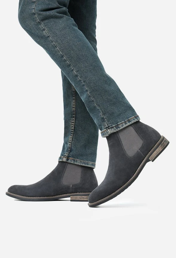 Men's Suede Leather Chelsea Boot - Image 5