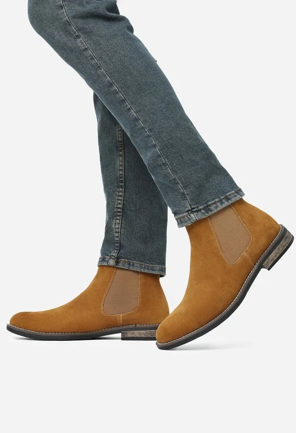 Men's Suede Leather Chelsea Boot - Image 4