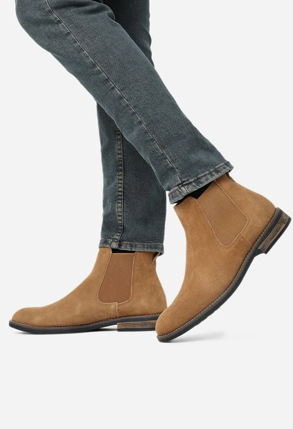 Men's Suede Leather Chelsea Boot - Image 2