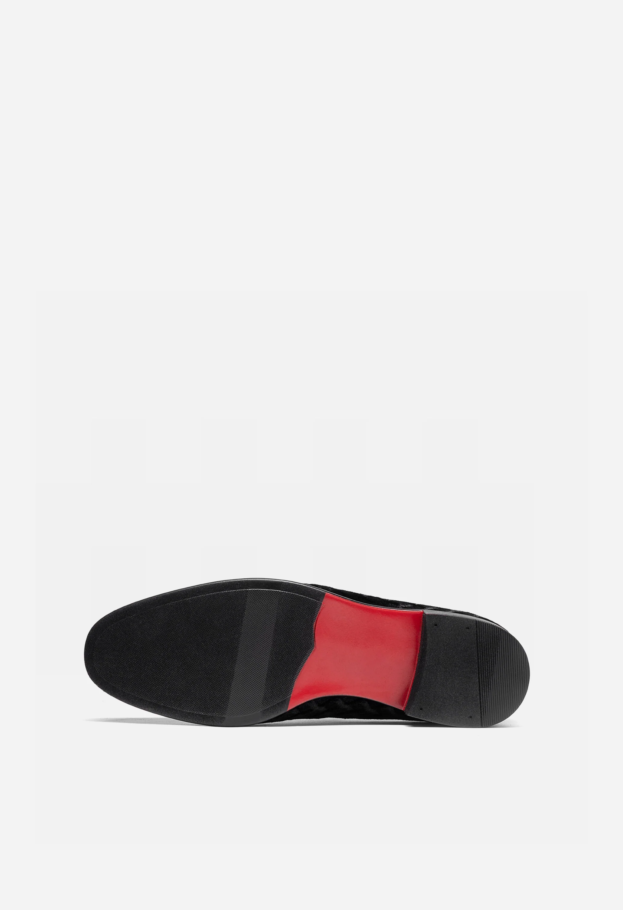Men's Velvet Red Sole Loafers - Image 3