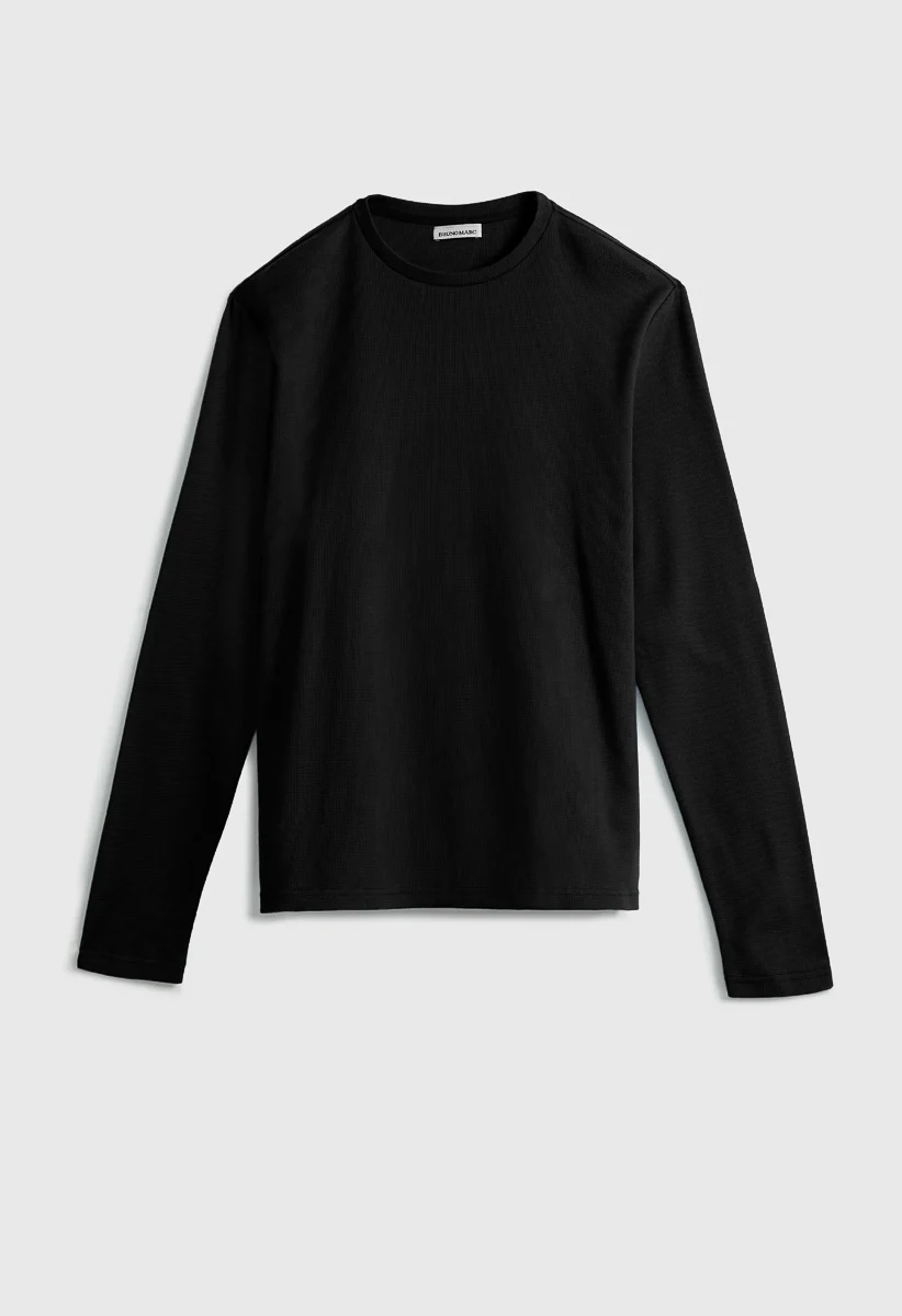Men‘s Waffle Crew Neck T Shirt - Image 7