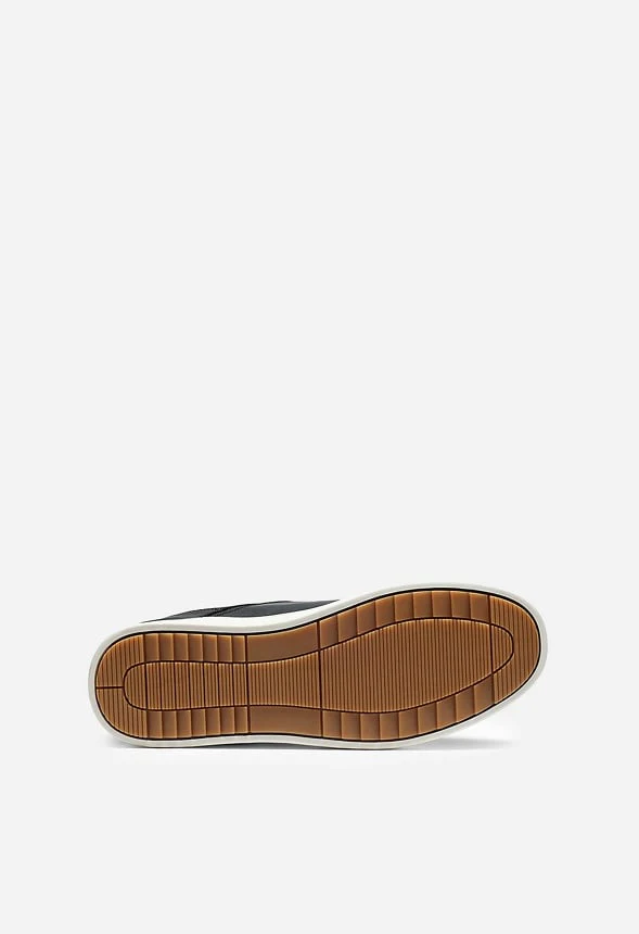 Men's Wide Classic Faux Leather Sneakers - Image 4