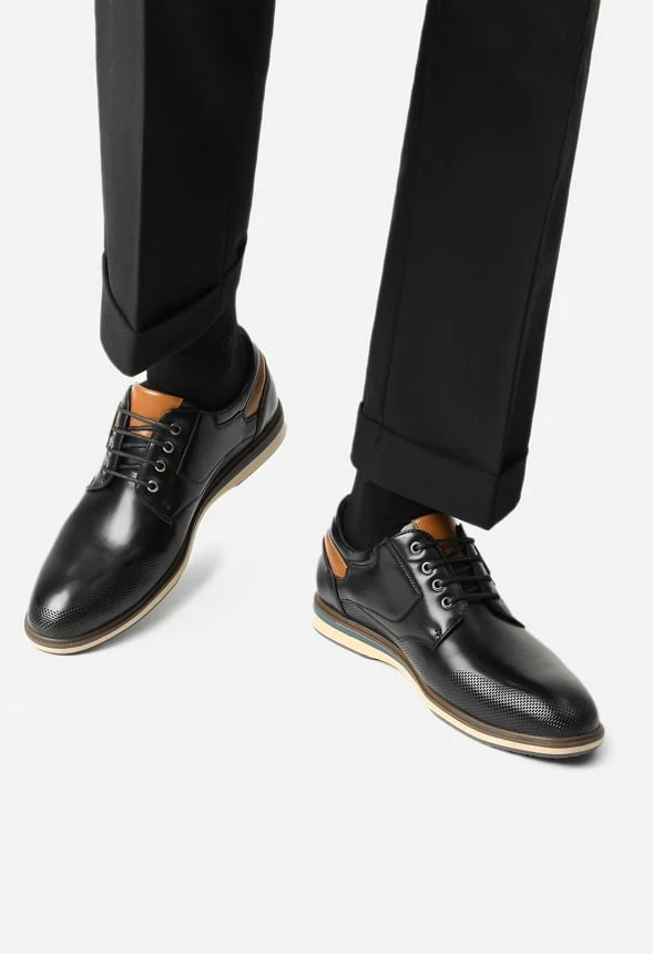 Men's Wide Lace-Up Casual Dress Sneakers - Image 2