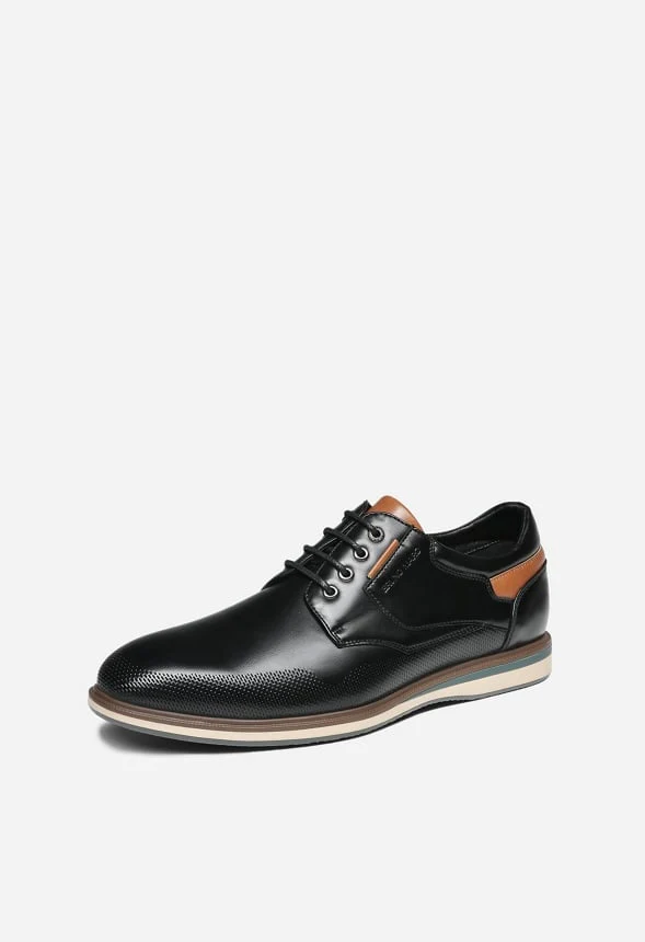 Men's Wide Lace-Up Casual Dress Sneakers - Image 3