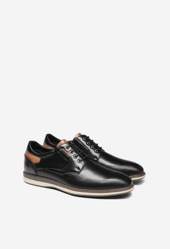 Men's Wide Lace-Up Casual Dress Sneakers - Image 4