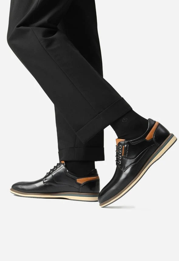 Men's Wide Lace-Up Casual Dress Sneakers - Image 7