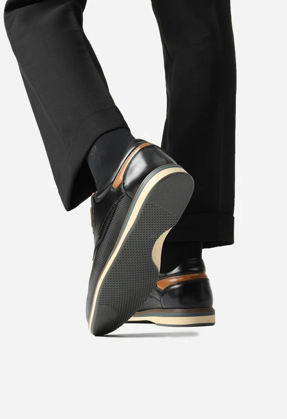 Men's Wide Lace-Up Casual Dress Sneakers - Image 8