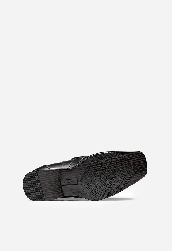 Men's Wide Monk Strap Dress Loafer Shoes - Image 4