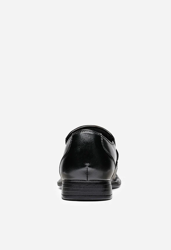 Men's Wide Monk Strap Dress Loafer Shoes - Image 5