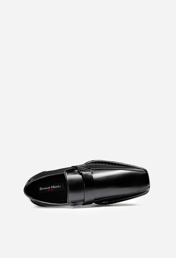 Men's Wide Monk Strap Dress Loafer Shoes - Image 6
