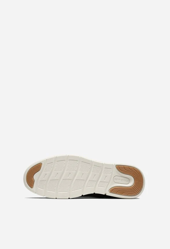 Men's Wide PU Leather Dress Sneakers - Image 4
