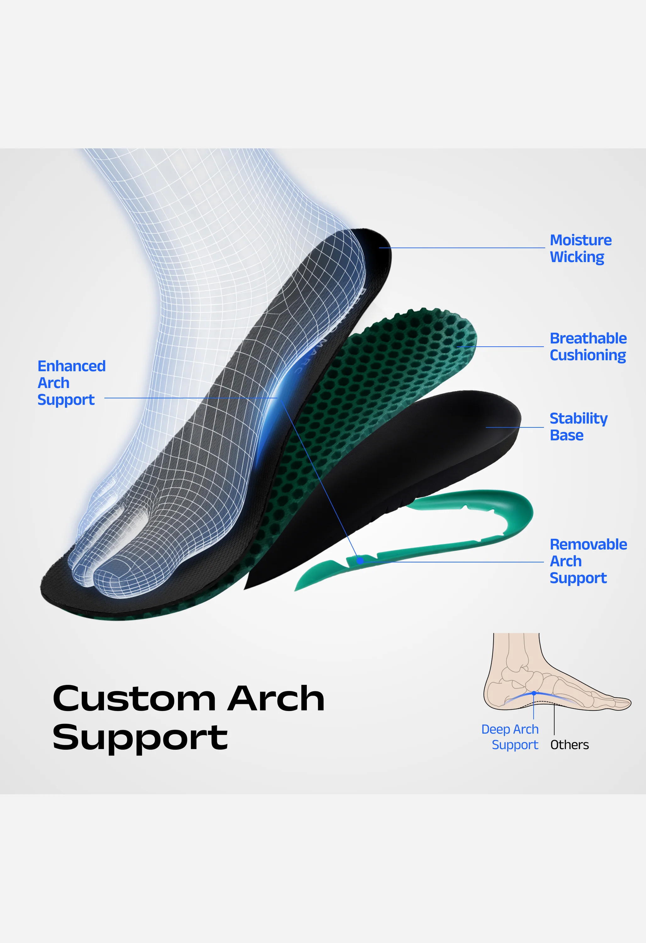 Men's Wide Toe Box Arch Support Loafers - Image 4
