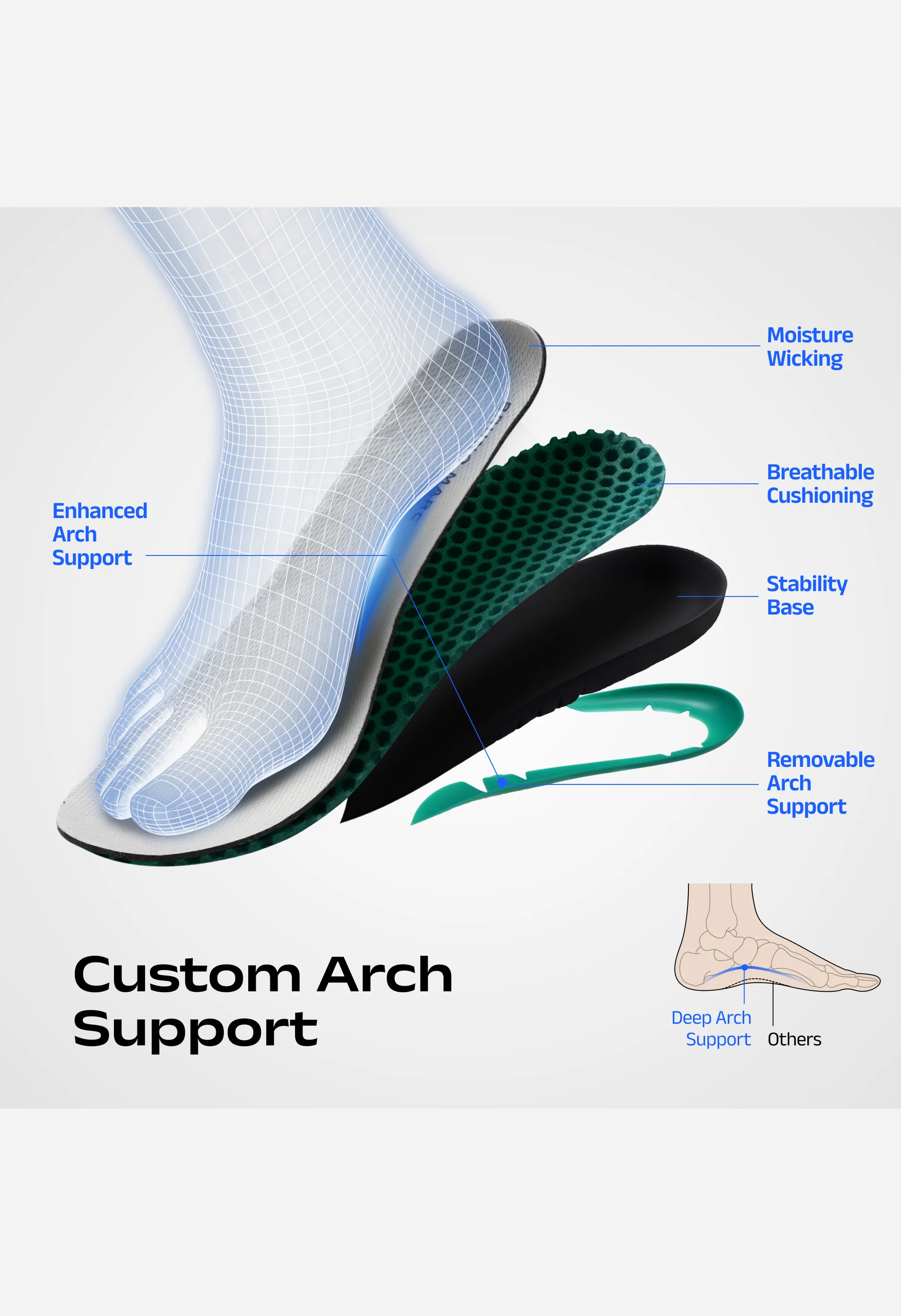 Men's Wide Toe Box Arch Support Loafers - Image 4