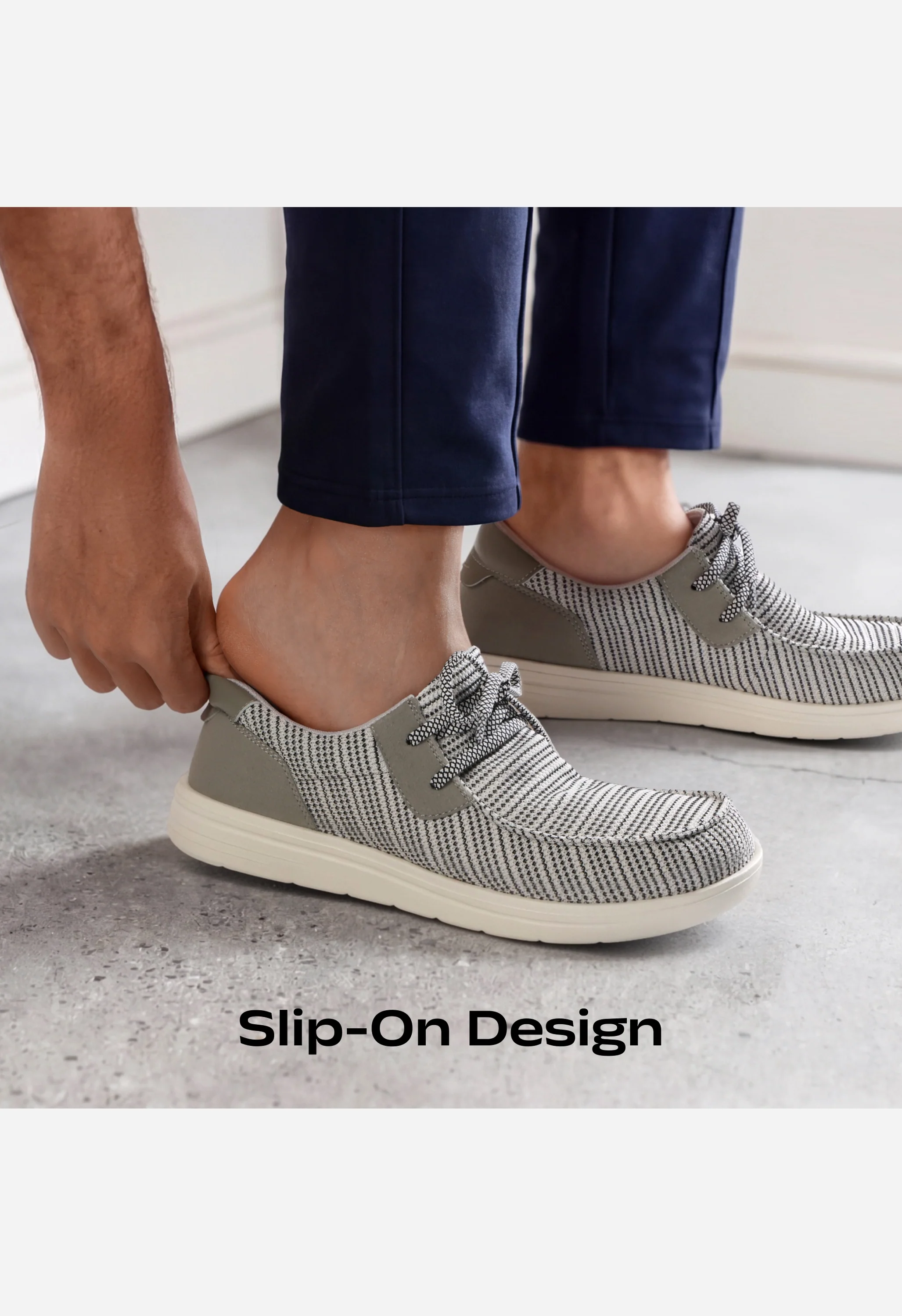 Men's Wide Toe Box Arch Support Loafers - Image 5