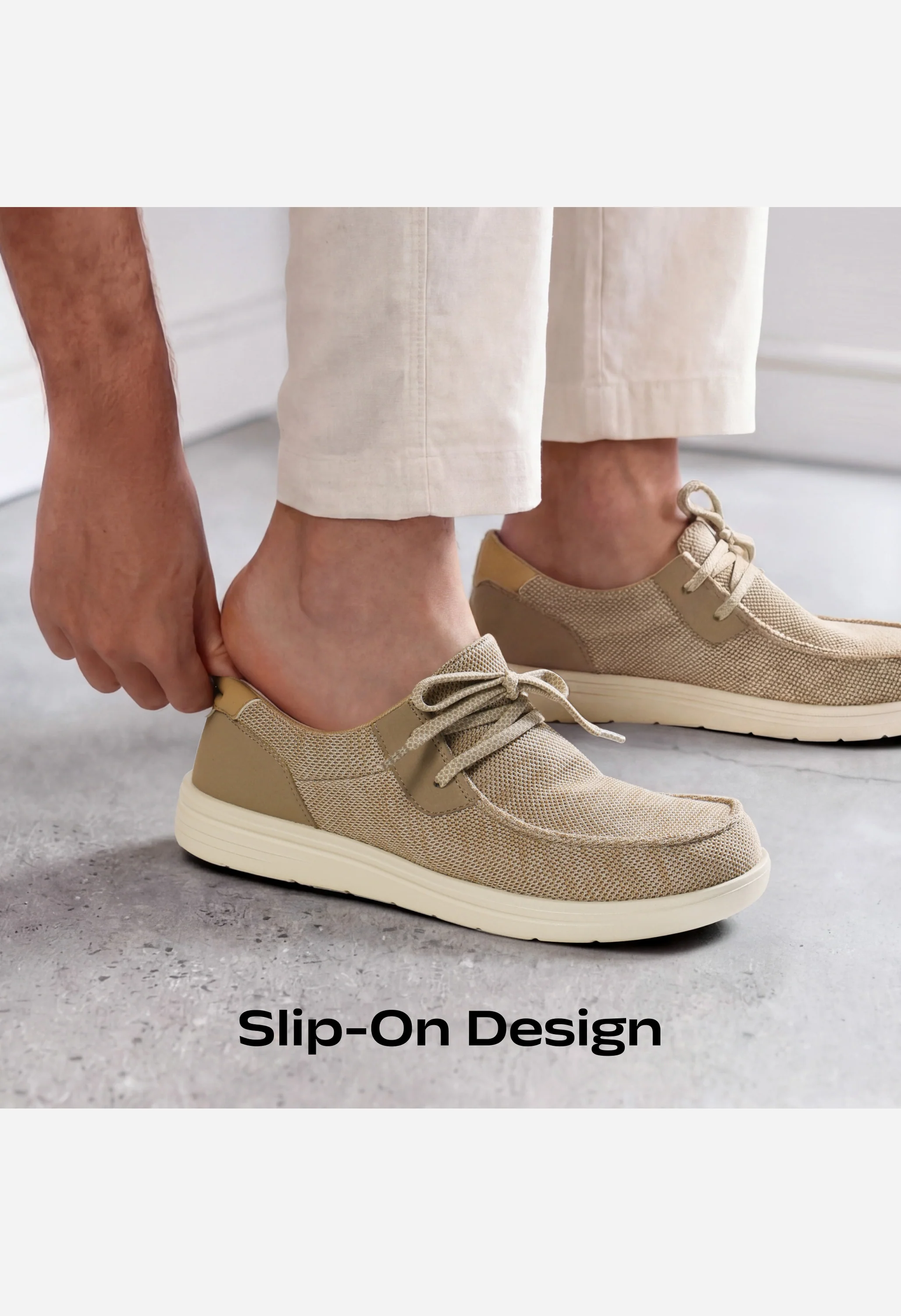 Men's Wide Toe Box Arch Support Loafers - Image 4